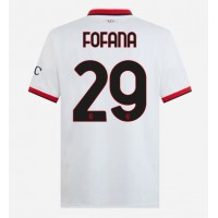 Maglia Calcio AC Milan Youssouf Fofana #29 Seconda Divisa 2024-25 Manica Corta